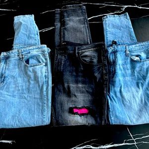 3 pair of men Jeans.     Sz 38